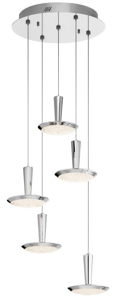 Elan Karah Cluster Pendant 5 Light LED Model: 83955