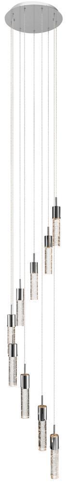 Elan Kristall‚Ñ¢ 9 Light Spiral Pendant Cluster Model: 83204