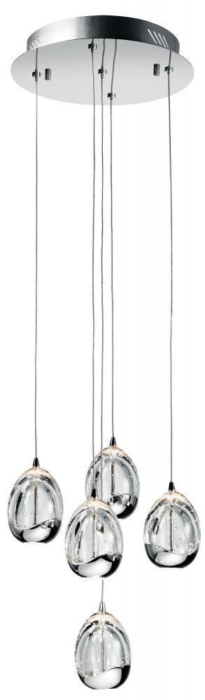 Elan Lavinia Cluster Pendant 5 Light LED Model: 83380