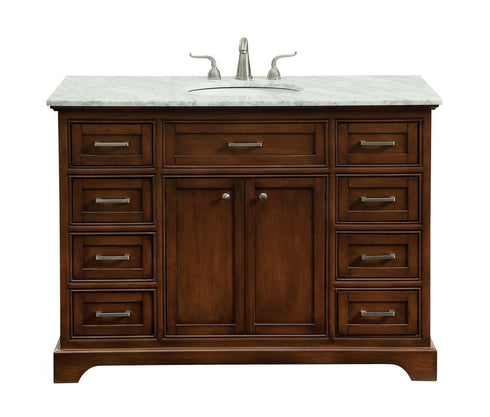 Elegant Decor 48 Inch . Single Bathroom Vanity Set Inch Model: VF15048TK