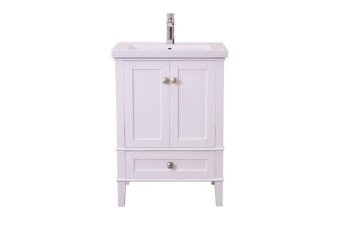 Elegant Decor Aqua 24 Inch . Single Bathroom Vanity Set Inch Model: VF-2001