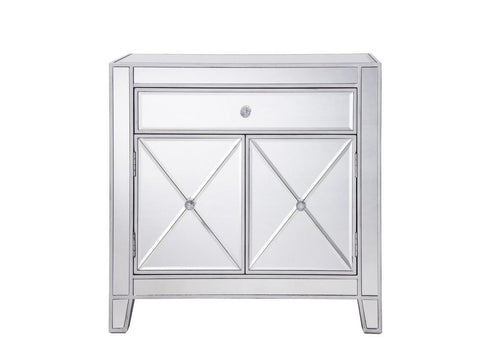 Elegant Decor Contempo 1 Drawer 2 Doors Cabinet Model: MF6-1034