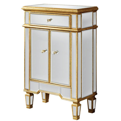 Elegant Decor Florentine 1 Drawer 2 Door Cabinet Model: MF1-1004GC