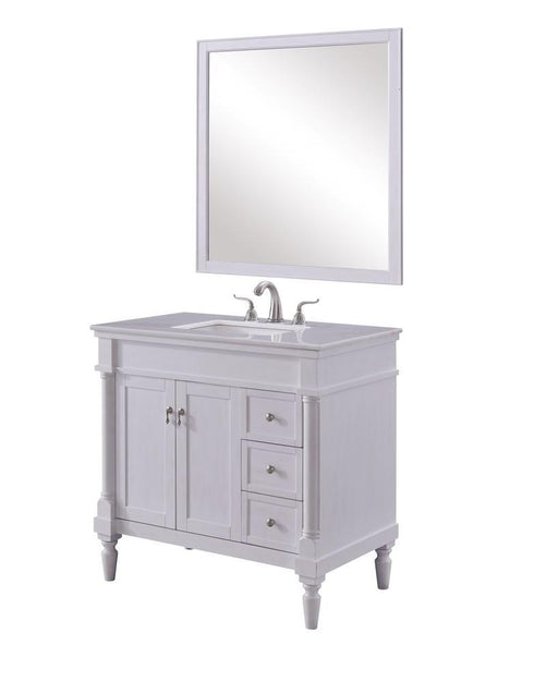 Elegant Decor Lexington 36 Inch . Single Bathroom Vanity Set Inch Model: VF13036AW
