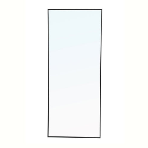 Elegant Decor Monet Metal Frame Rectangle Mirror 18 Inch Black Model: MR4081BK