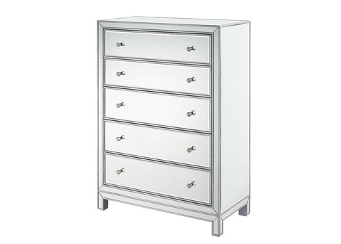 Elegant Decor Reflexion Chest 5 Drawers Model: MF72026