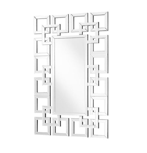 Elegant Decor Modern Sparkle 31.5 In. Contemporary Rectangle Model: MR9129