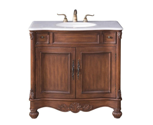 Elegant Decor Windsor 36 Inch . Single Bathroom Vanity Model: VF-1047