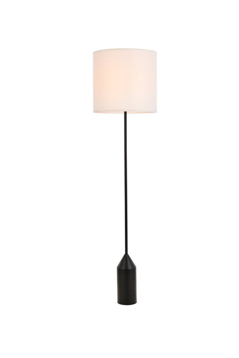 Living District 1 Light Ines Floor Lamp In Black Model: LD2453FLBK