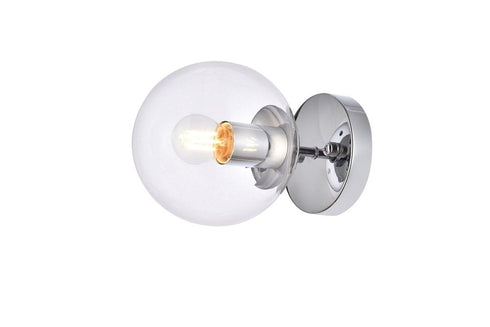 Living District 1 Light Mimi Six Inch Dual Flush Mount And Bath Model: LD2450BK