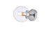 Living District 1 Light Mimi Six Inch Dual Flush Mount And Bath Model: LD2450BK