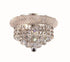 Elegant Lighting 1800F10 Primo 3 Light Flush Mount