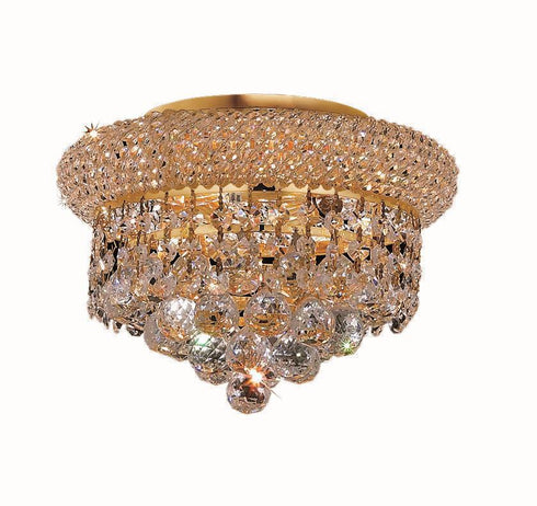 Elegant Lighting 1800F10 Primo 3 Light Flush Mount