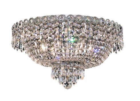 Elegant Lighting 1900F18 Century 6 Light Flush Mount