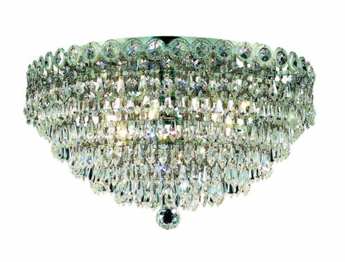 Elegant Lighting 1902F14 Century 4 Light Flush Mount
