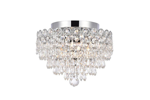 Elegant Lighting 1902F14 Century 4 Light Flush Mount