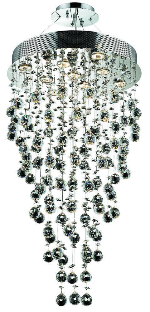 Elegant Lighting 2006D20 Galaxy 9 Light Chandelier
