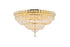 Elegant Lighting 2528F24 Tranquil 12 Light Flush Mount