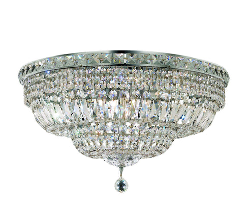Elegant Lighting 2528F24 Tranquil 12 Light Flush Mount