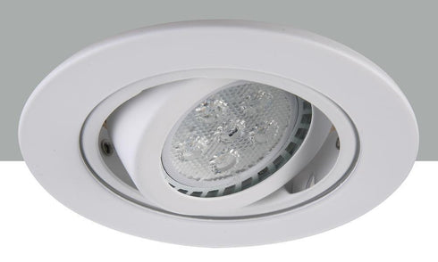Elegant Lighting 3 Inch Matte White 35 Degree Adjustable Spot Model: R3-488MW