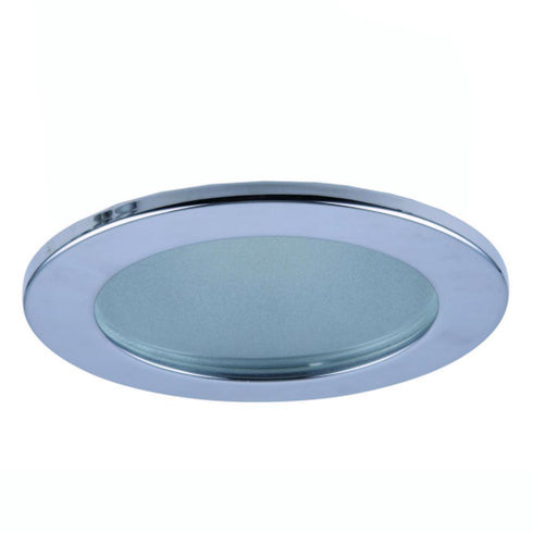 Elegant Lighting 3 Inch Shower Trim Frost Glass W/ch Trim Ring Model: R3-409CH
