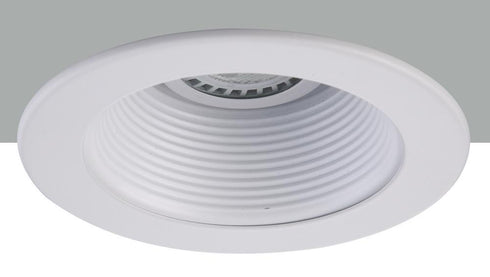 Elegant Lighting 4 Inch Matte White Trim Matte White Baffle 50 Watt Mr16 Model: R4-493MW