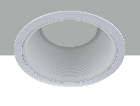 Elegant Lighting 6 Inch Line Voltage R30 White Baffle Trim Model: REM30WH