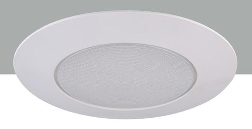 Elegant Lighting 6 Inch Line Voltage Shower Trim Frosted Plastic Ring Model: REP13WH