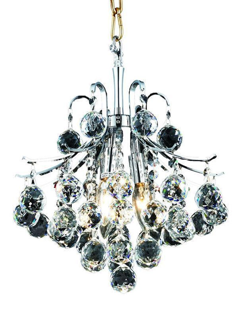 Elegant Lighting 8000D12 Toureg 3 Light Pendant Chandelier
