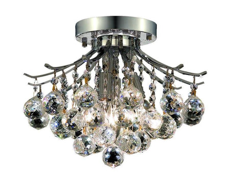 Elegant Lighting 8000F12 Toureg 3 Light Flush Mount