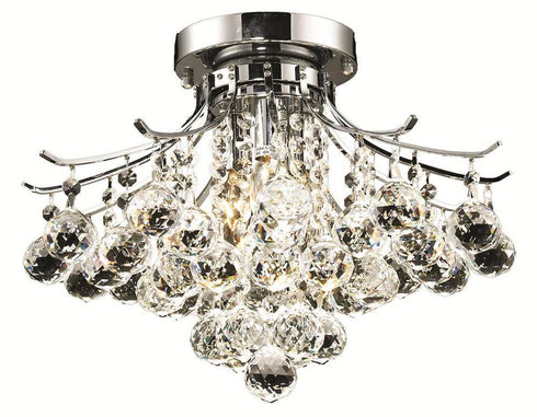 Elegant Lighting 8000F16 Toureg 3 Light Flush Mount