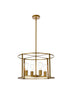 Living District Agnys 4 Light Pendant Model: LD7057D20BK