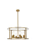 Living District Agnys 6 Light Pendant Model: LD7058D26BK