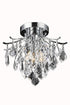 Elegant Lighting Amelia 3 Light Flush Mount Model: LD8100F12C