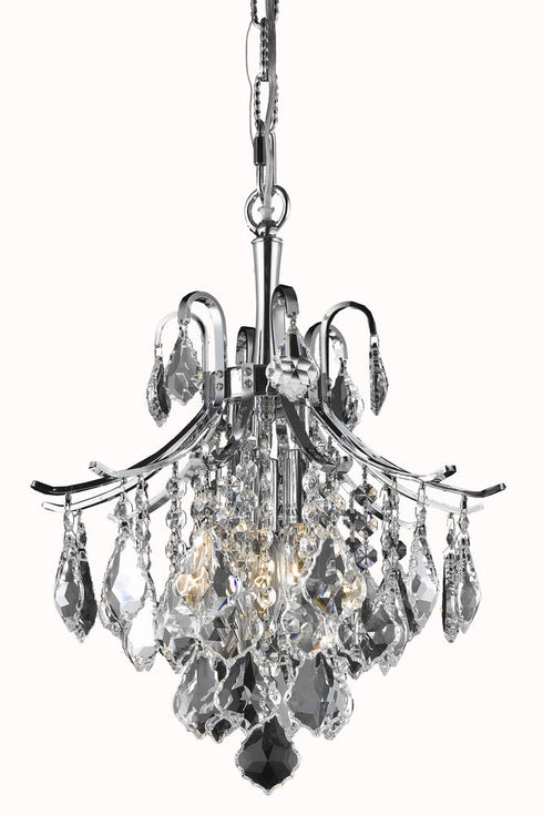 Elegant Lighting Amelia 3 Light Pendant Model: LD8100D12C