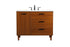 Elegant Decor Baldwin 24 Inch Bathroom Vanity In Maple Model: VF47024MMP