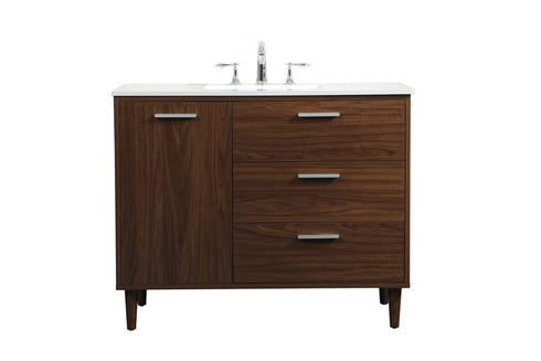 Elegant Decor Baldwin 24 Inch Bathroom Vanity In Maple Model: VF47024MMP