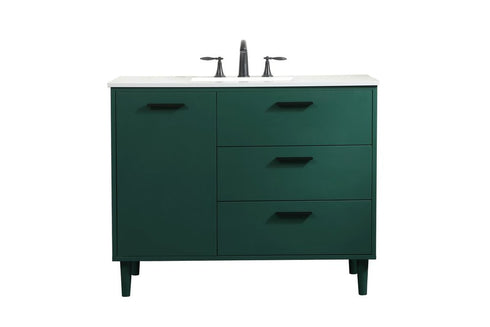 Elegant Decor Baldwin 24 Inch Bathroom Vanity In Maple Model: VF47024MMP