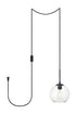 Living District Baxter 1 Light Pendant Model: LDPG2206BR