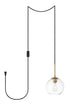 Living District Baxter 1 Light Pendant Model: LDPG2206BR