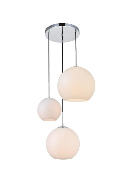Elegant Lighting Baxter 3 Light Pendant Model: LD2219C