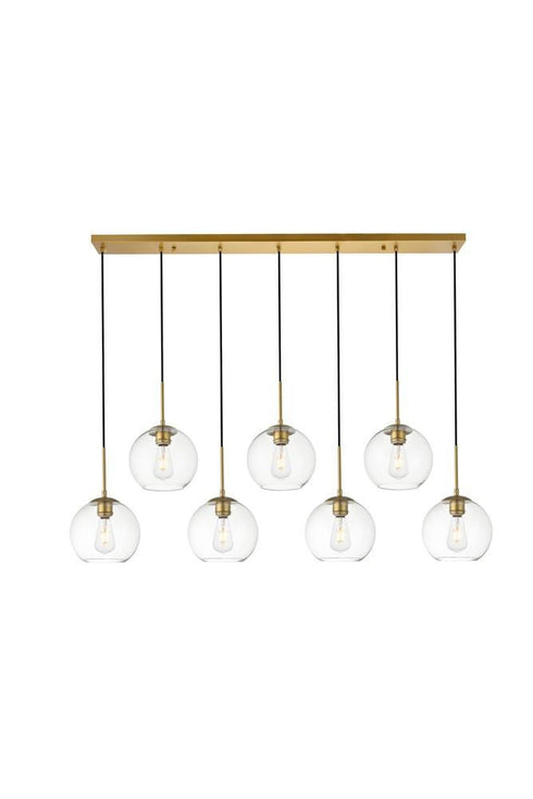 Living District Baxter 7 Light Pendant Model: LD2230BR