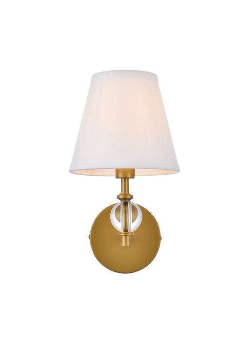 Living District Bethany 1 Light Sconce Model: LD7021W6BK