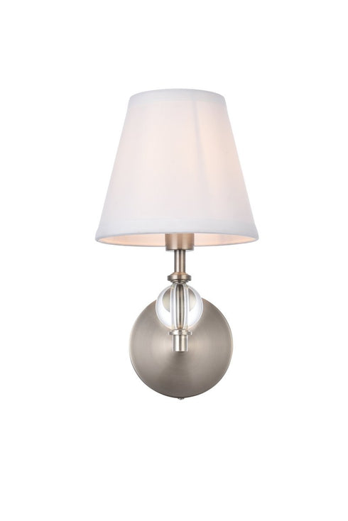 Living District Bethany 1 Light Sconce Model: LD7021W6BK