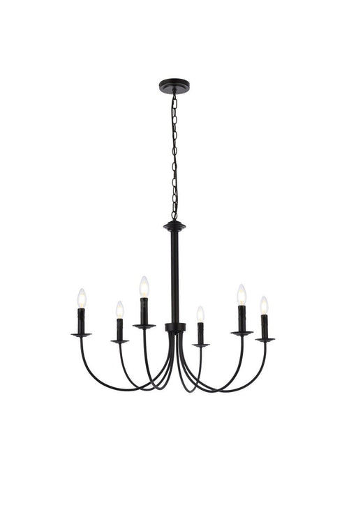 Living District Brielle 6 Light Pendant Model: LD7041D32WD