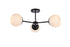 Living District Briggs 3 Light Flush Mount Model: LD649F26BK