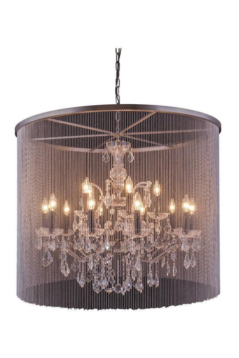 Urban Classic Brooklyn 15 Light Chandelier Model: 1131D36MB/RC