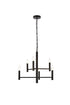 Living District Carmella 6 Light Pendant Model: LD7060D22BK