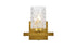 Living District Cassie 1 Light Sconce Model: LD7025W7BK