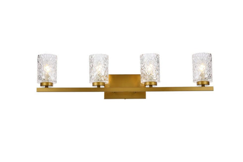 Living District Cassie 4 Light Vanity Model: LD7028W32BK